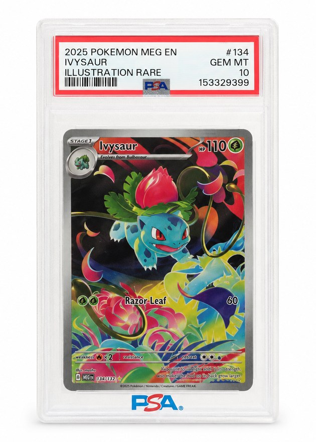 Ivysaur, Mega Evolution, graduada PSA 10